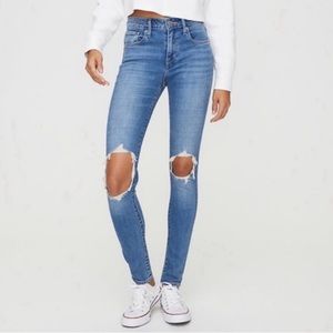 Levi's 721 High Rise Skinny Jeans, Size 25